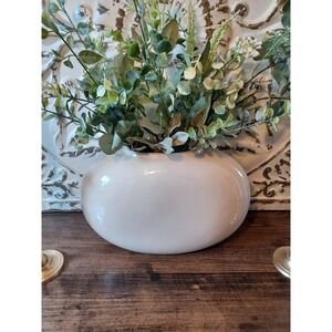Vintage haeger Pottery vessel planter vase tan neutral